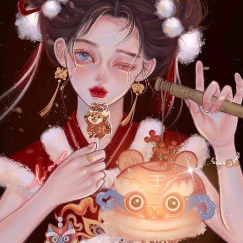 新年女动漫头像网红版,网红版女动漫头像风采展示